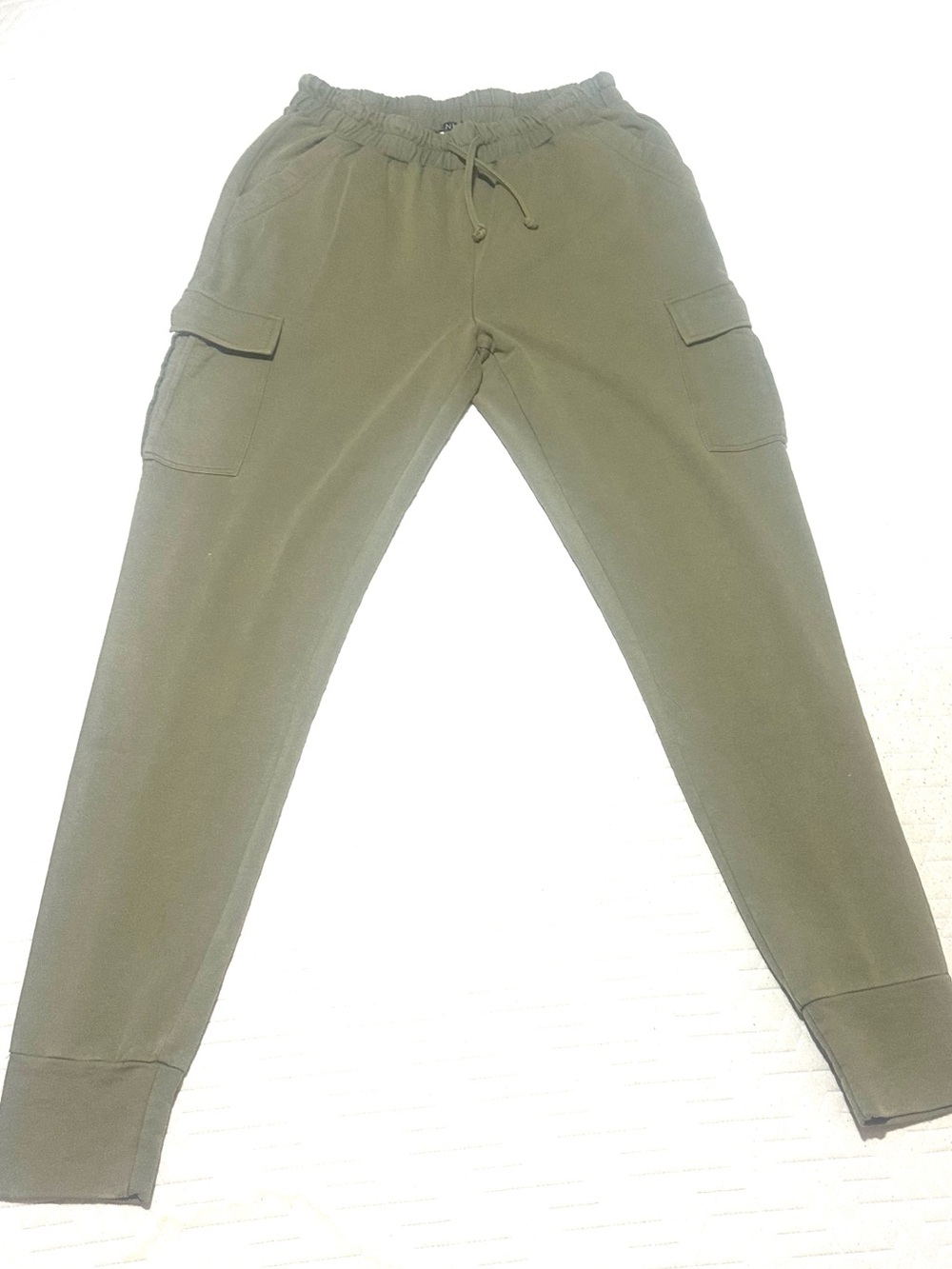 VENUS Olive Green Cargo Jogger Pants